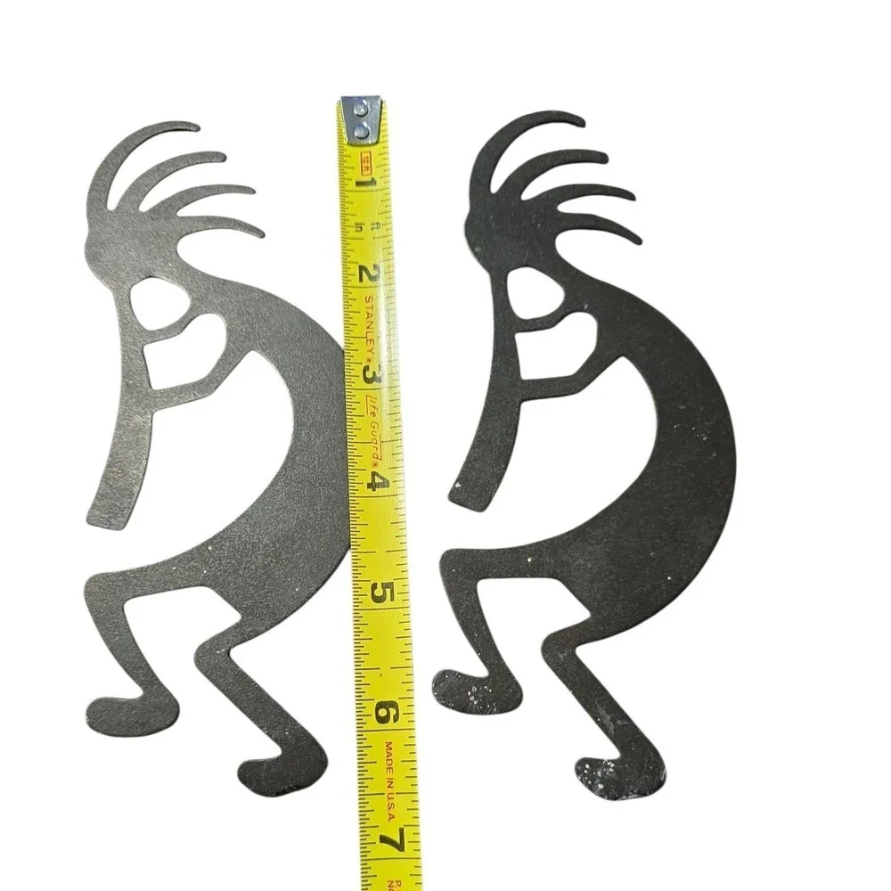 Kokopelli Candle Holder Southwestern Metal Art‎ Candle Wall Sconce Set